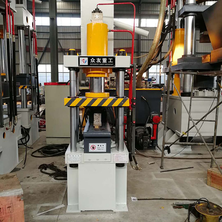 禽啄磚100噸粉末成型液壓機(jī)三梁四柱油壓機(jī)