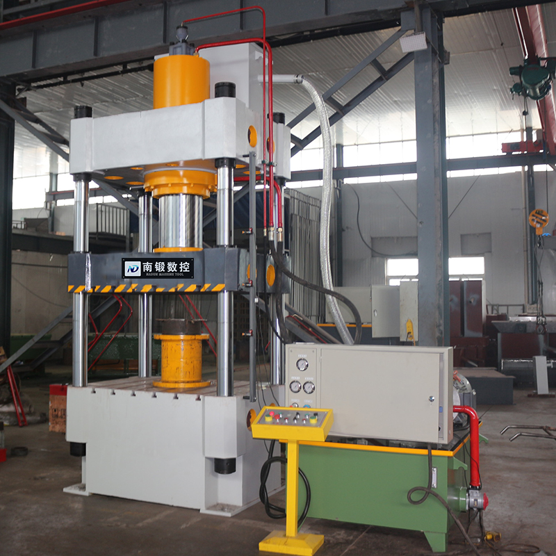 滕州315噸復合材料成型油壓機315t復合井蓋熱壓成型四柱液壓機