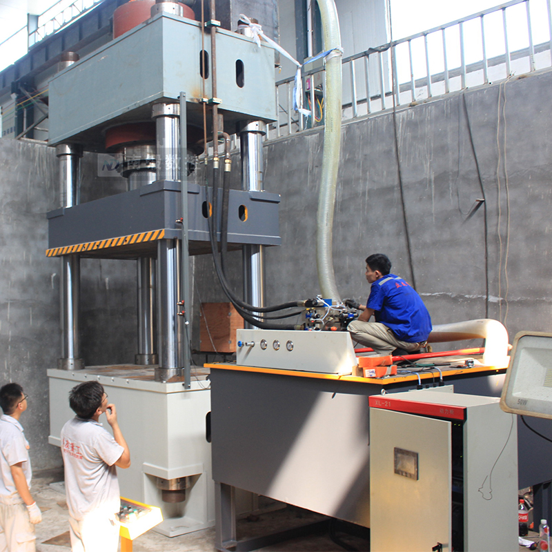 1250噸模壓成型油壓機 1250T高鐵墜砣電梯配重塊成型機