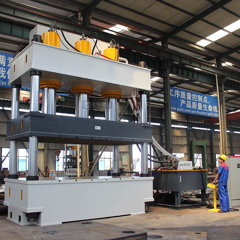 1000噸液壓機半掛車不銹鋼擋泥板拉伸成型油壓機