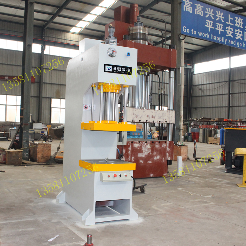 滕州63噸單臂電機定子壓裝成型液壓機 現貨63t軸承壓裝油壓機