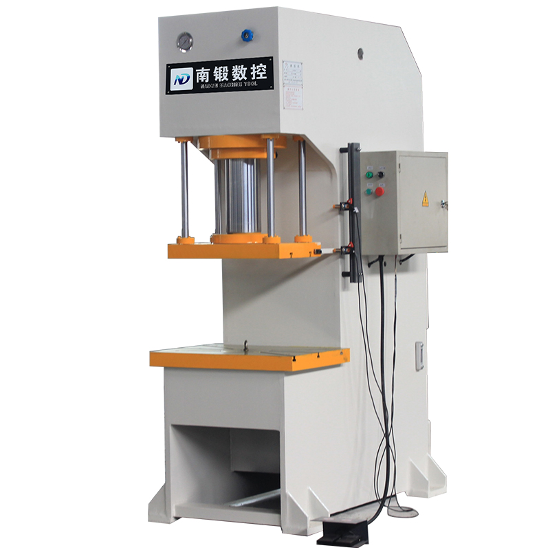 100t定子壓裝油壓機(jī)滕州100T壓裝單柱液壓機(jī)單臂壓機(jī)