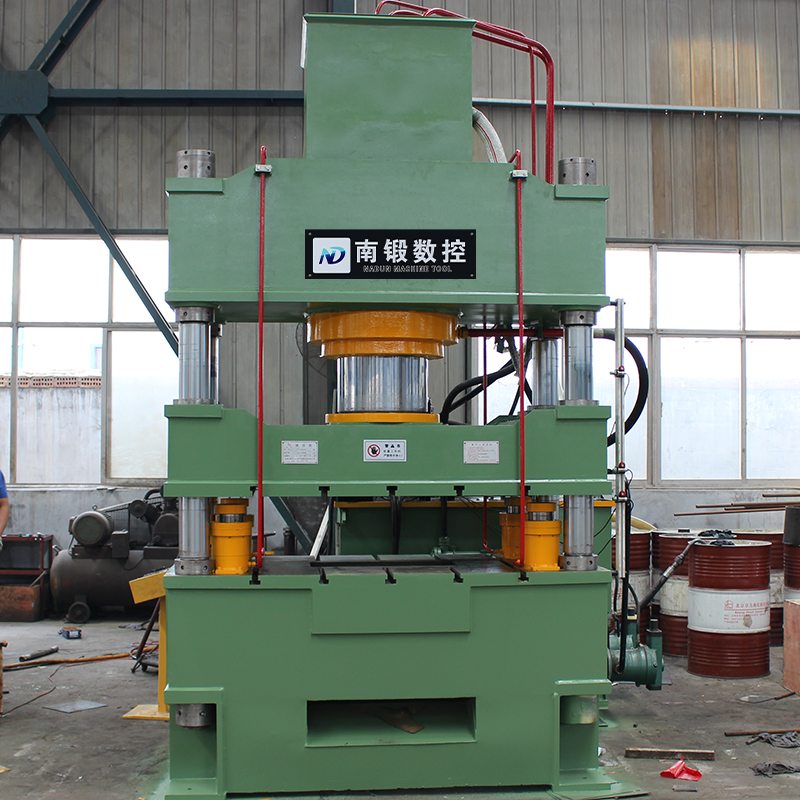 400t四梁四柱油壓機,400噸快速落料油壓機