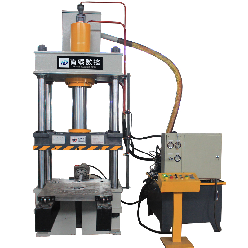 100t三梁四柱油壓機(jī)滕州100噸成型四柱油壓機(jī)移動(dòng)工作臺(tái)