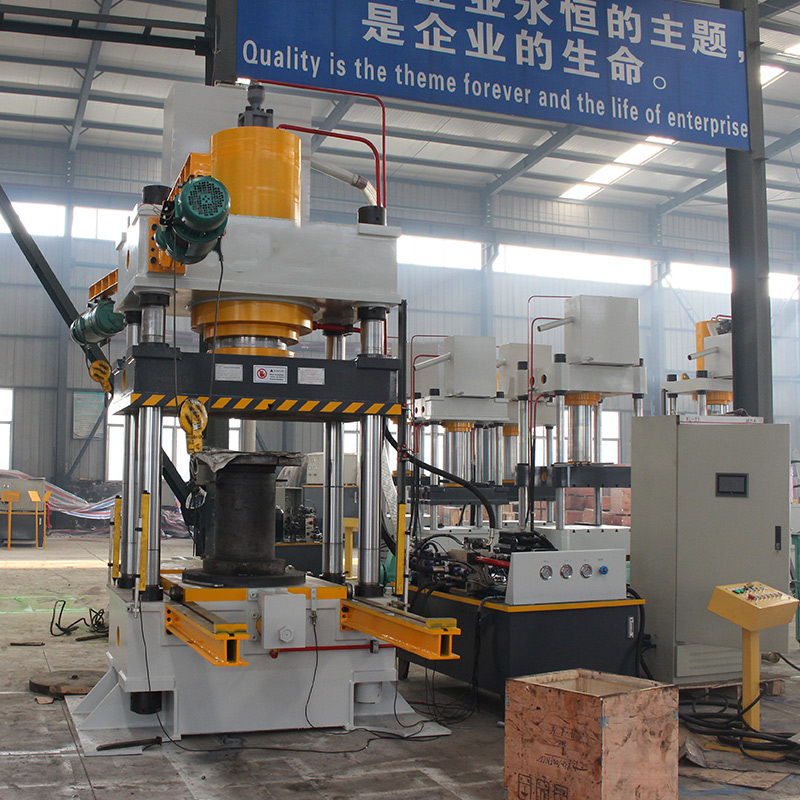 四柱油壓機(jī)400噸單缸大臺(tái)面帶雙移動(dòng)工作臺(tái)升降裝置液壓機(jī)