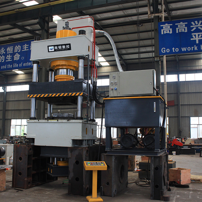 液壓機廠家500T拉伸機三梁四柱油壓機不銹鋼金屬拉伸成型壓力機