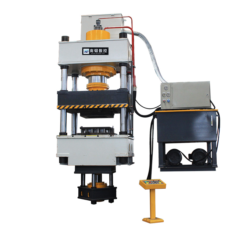 液壓機廠家500T拉伸機三梁四柱油壓機不銹鋼金屬拉伸成型壓力機